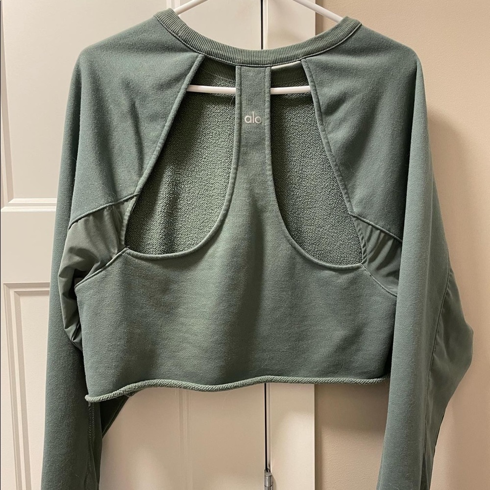 ALO cropped sweater